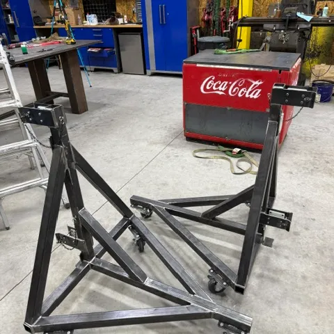 Custom fabricated metal carts