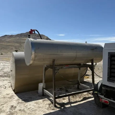 Custom fabricated steel fuel tank