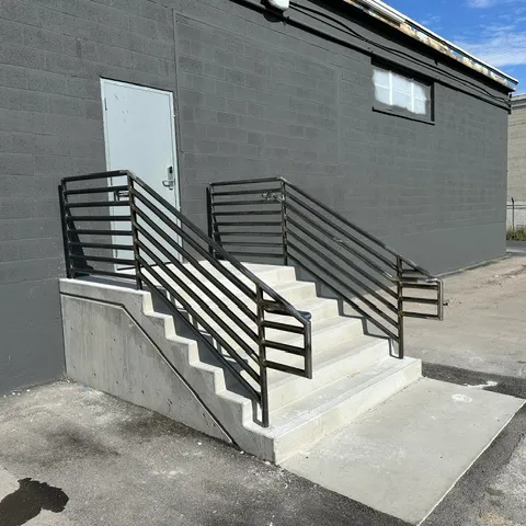 Custom metal railing fabrication